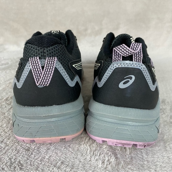 Asics Gel Venture 8 Womens Running Shoes Size 9 Wide Black Purple Sneakers NEW - Picture 7 of 10